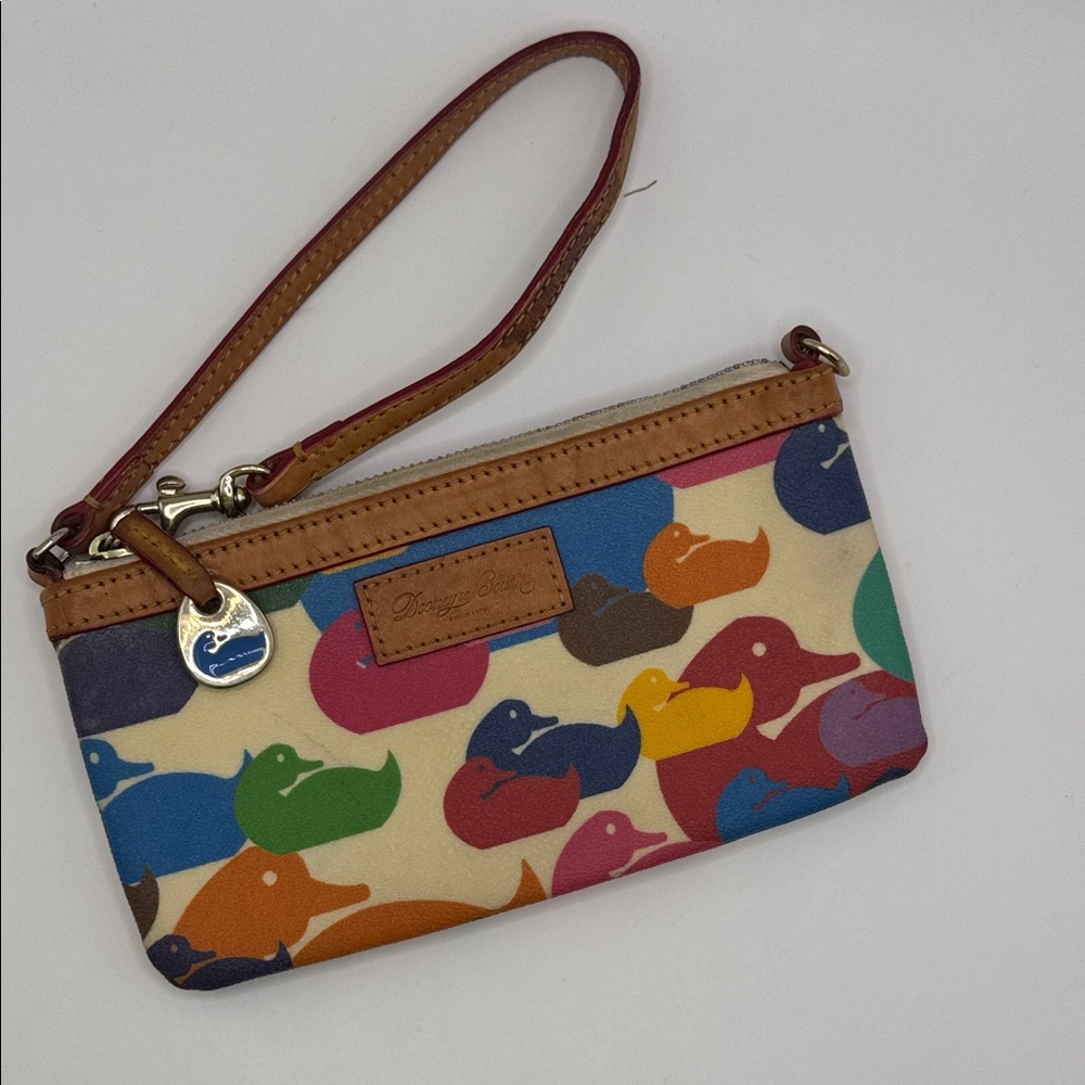 Vintage Dooney & Bourke Wonder Duck slim wristlet